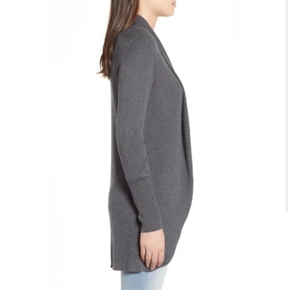 Leith Ribbed Shawl Cocoon Sweater - M - Picture 6 of 8